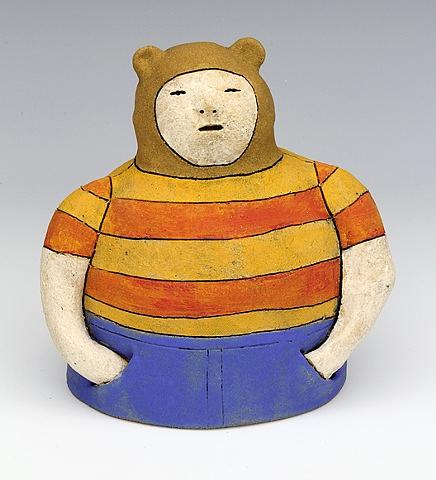 clay ceramic sculpture animal by sara swink