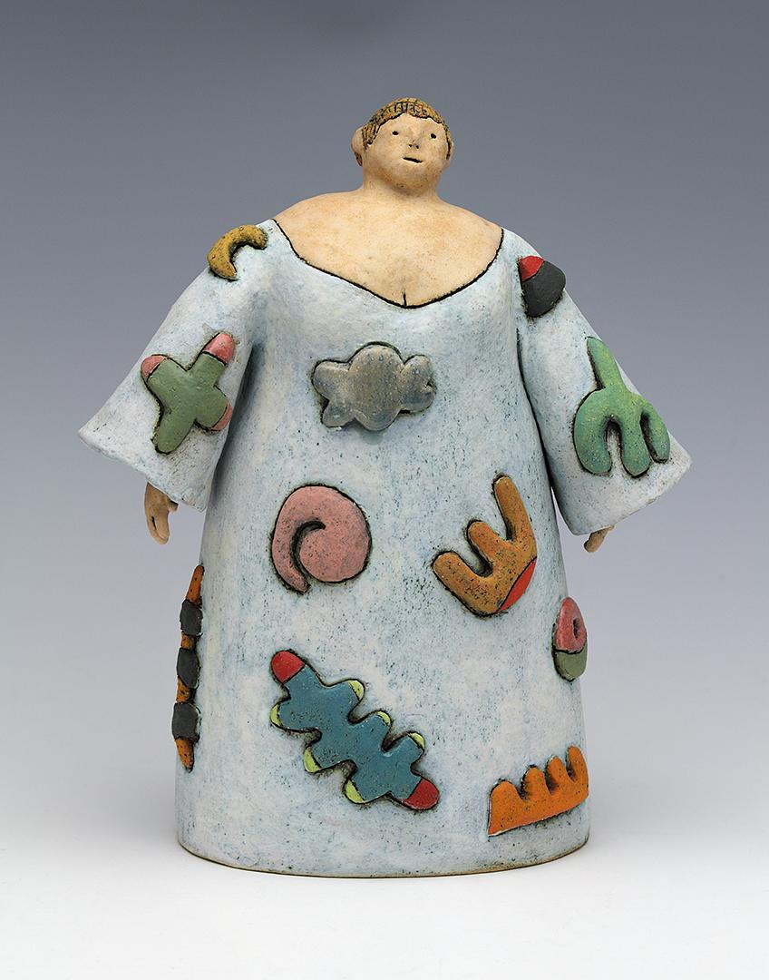 ceramic figure doodle by Sara Swink