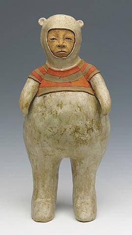 clay ceramic sculpture animal by sara swink