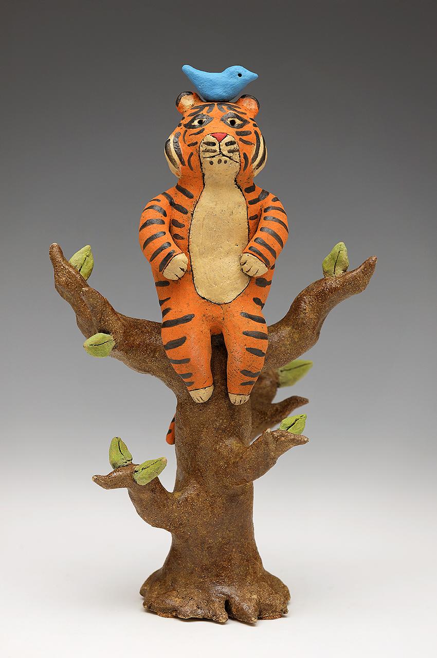 Tiger Up a Tree