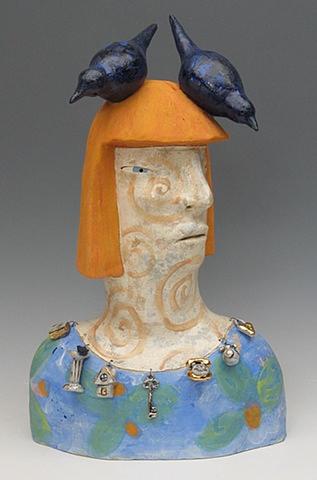 clay ceramic sculpture animal by sara swink