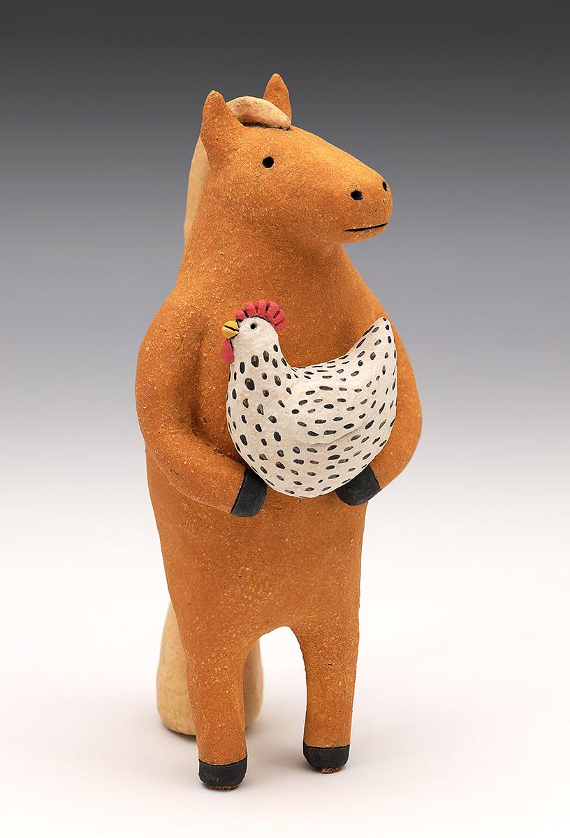 Horse with Chicken
