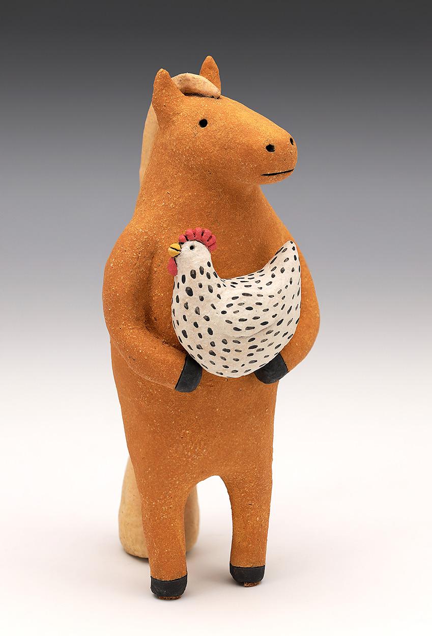 Horse with Chicken