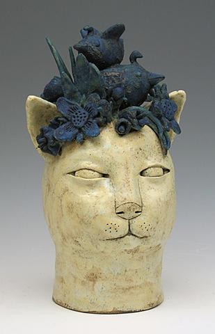 clay ceramic sculpture animal by sara swink
