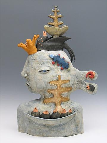 clay ceramic sculpture animal by sara swink