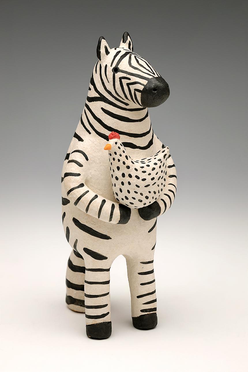 Zebra with Chicken