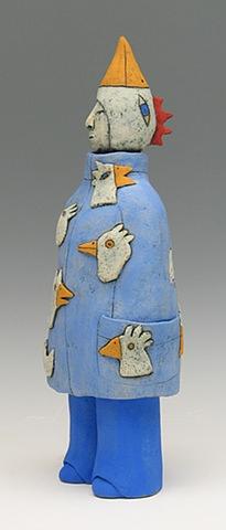 clay ceramic sculpture animal by sara swink