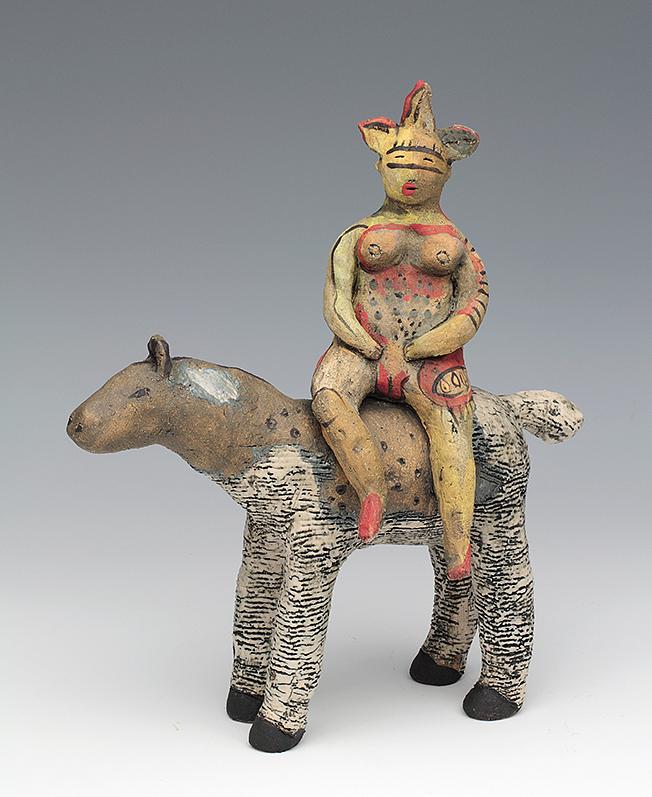 ceramic figure horse by Sara Swink