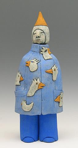clay ceramic sculpture animal by sara swink
