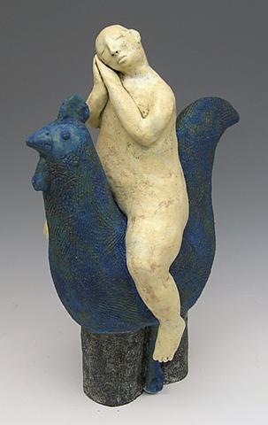 clay ceramic sculpture animal by sara swink