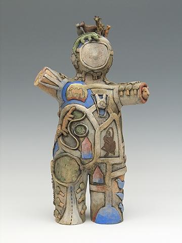 clay ceramic sculpture animal by sara swink