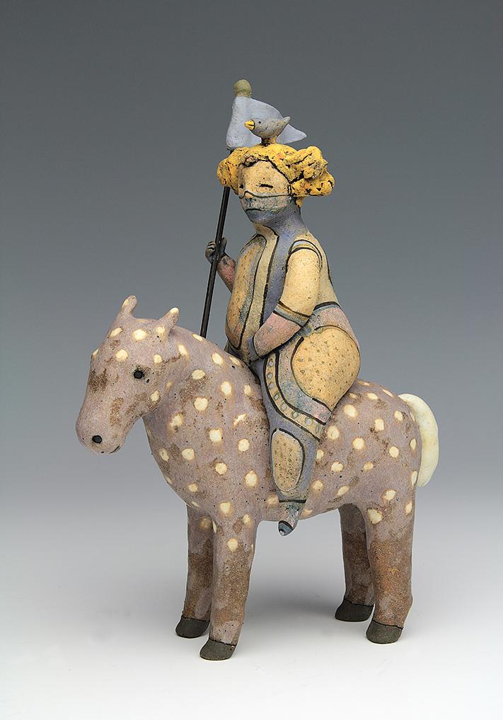 ceramic figure horse by Sara Swink