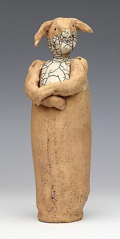 clay ceramic sculpture animal by sara swink