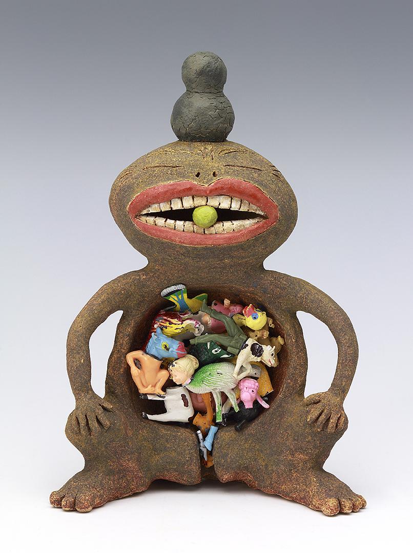 sara Swink animals c-diff teeth pottery ceramics 