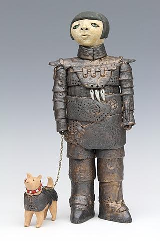 clay ceramic sculpture animal by sara swink