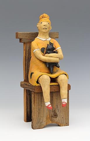 clay ceramic sculpture animal by sara swink