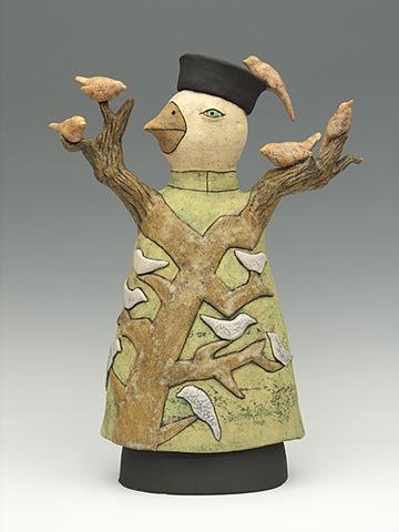 Put a bird on it sculpture