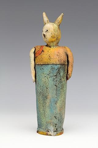 clay ceramic sculpture animal by sara swink