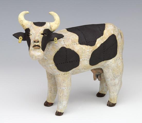 clay ceramic sculpture animal by sara swink