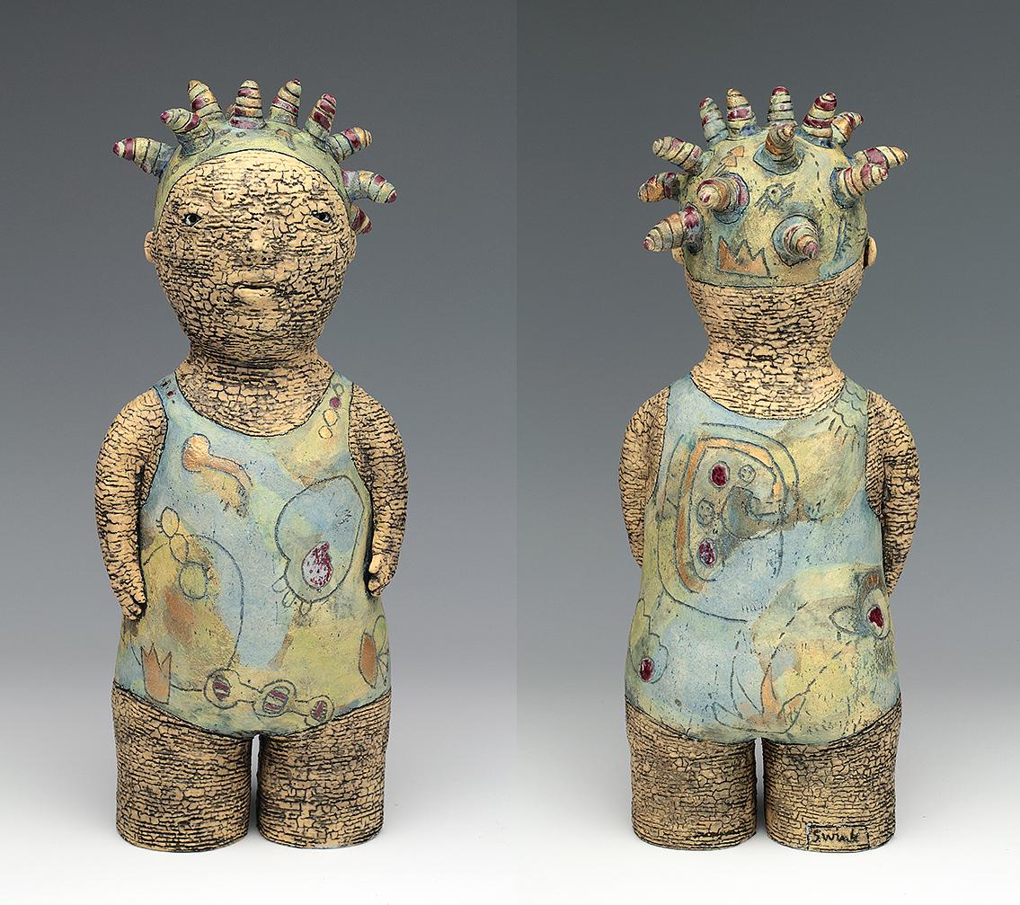 ceramic figure by Sara Swink